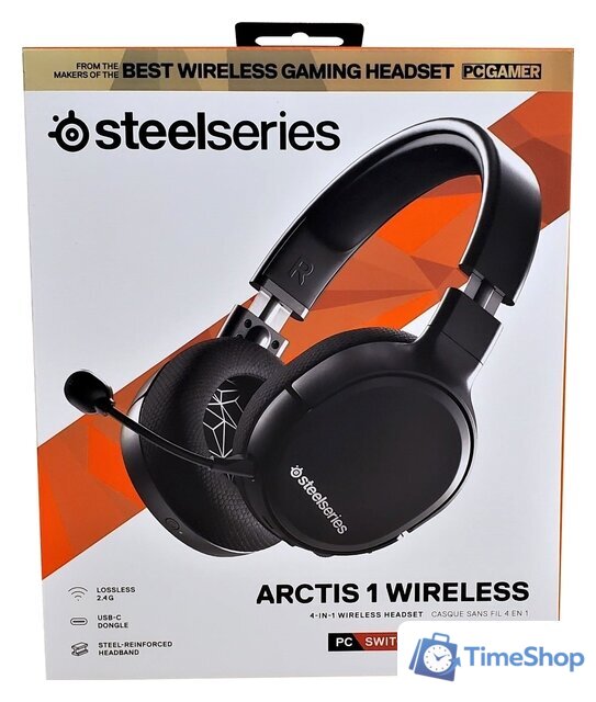 Наушники SteelSeries Arctis 1 Wireless - Изображение №7 — Интернет-магазин Time-Shop