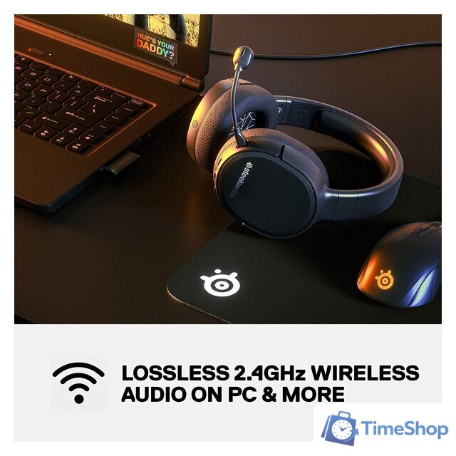Наушники SteelSeries Arctis 1 Wireless - Изображение №5 — Интернет-магазин Time-Shop