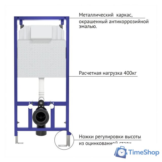 Унитаз подвесной Berges Wasserhaus Ego XL Rimless + Toma Slim SO + Novum525 + L3 043203 - Изображение №2 — Интернет-магазин Time-Shop
