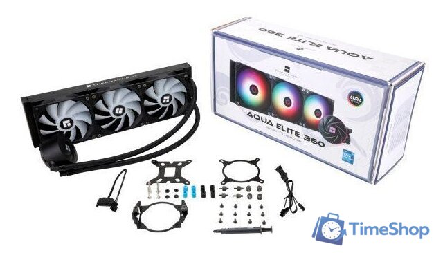 Система жидкостного охлаждения для процессора Thermalright Aqua Elite 360 ARGB (черный) - Изображение №9 — Интернет-магазин Time-Shop