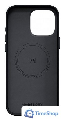Чехол для телефона Magssory Eco Leather Case Midnight для iPhone 16 Pro Max CLT029m - Изображение №6 — Интернет-магазин Time-Shop