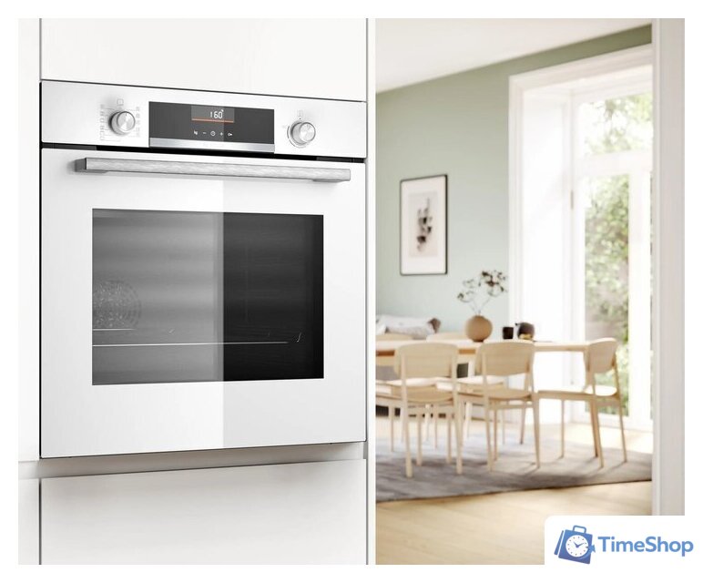 Электрический духовой шкаф Bosch Serie 6 HBG536EW4 - Изображение №3 — Интернет-магазин Time-Shop