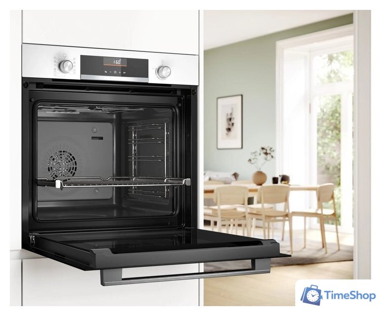 Электрический духовой шкаф Bosch Serie 6 HBG536EW4 - Изображение №5 — Интернет-магазин Time-Shop