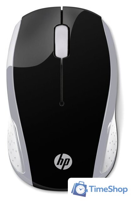 Мышь HP Wireless Mouse 200 (черный/серебристый) - Изображение №1 — Интернет-магазин Time-Shop