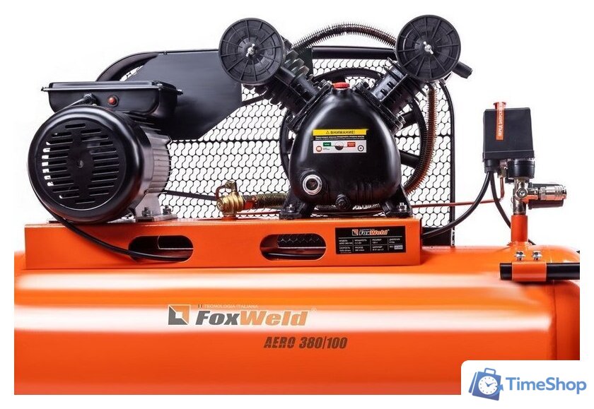 Компрессор FoxWeld Aero 380/100 5962 - Изображение №5 — Интернет-магазин Time-Shop