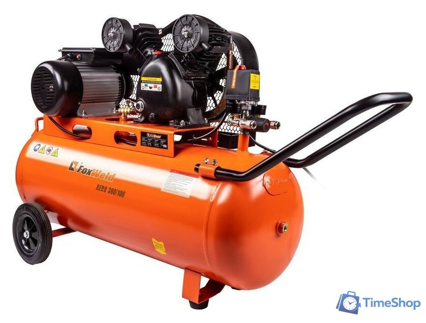Компрессор FoxWeld Aero 380/100 5962 - Изображение №1 — Интернет-магазин Time-Shop