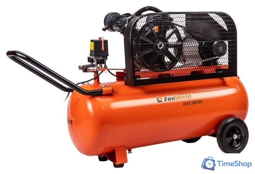 Компрессор FoxWeld Aero 380/100 5962 - Изображение №4 — Интернет-магазин Time-Shop