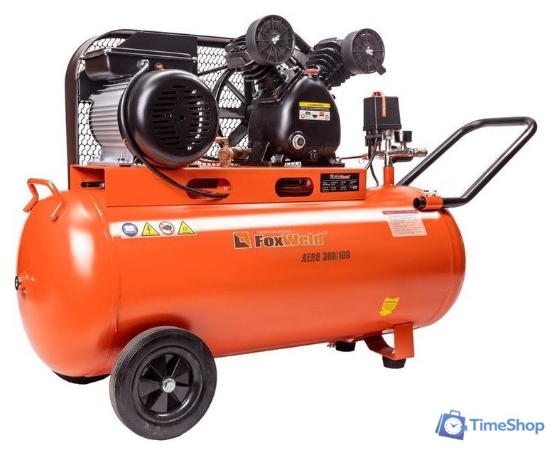 Компрессор FoxWeld Aero 380/100 5962 - Изображение №2 — Интернет-магазин Time-Shop