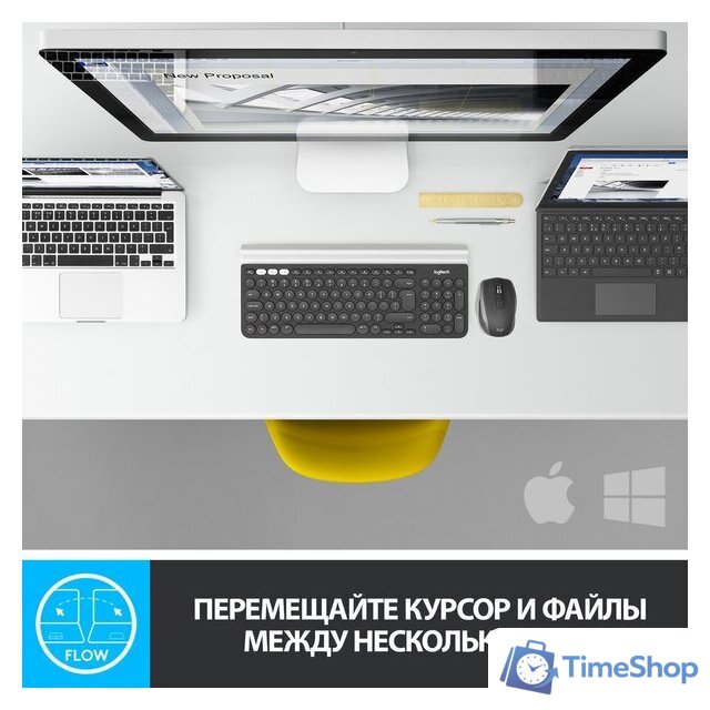 Мышь Logitech MX Anywhere 2S Bluetooth Edition (графитовый) - Изображение №2 — Интернет-магазин Time-Shop