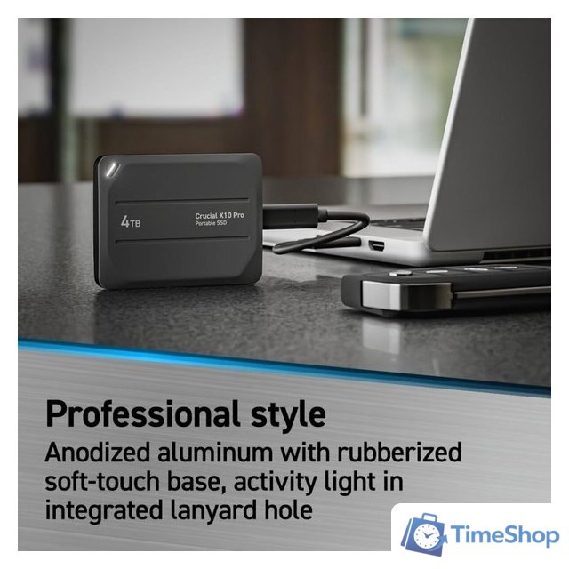Внешний накопитель Crucial X10 Pro 1TB CT1000X10PROSSD9 - Изображение №6 — Интернет-магазин Time-Shop
