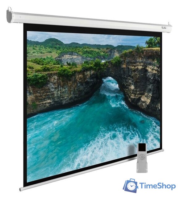 Проекционный экран CACTUS MotoExpert 300x225 CS-PSME-300x225-WT - Изображение №1 — Интернет-магазин Time-Shop