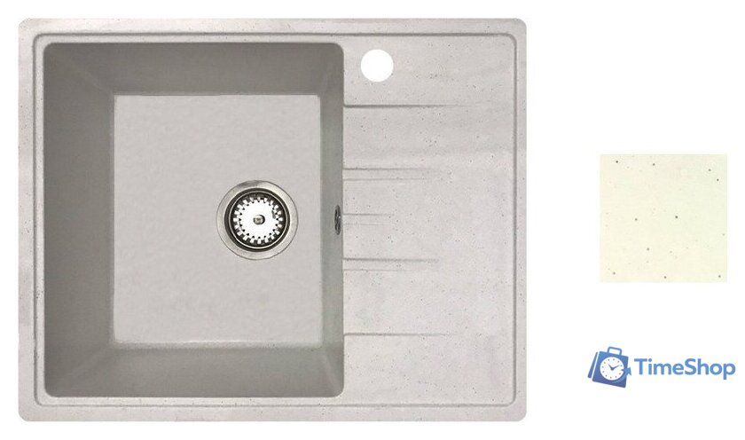 Кухонная мойка БелЭворс Mila L (белый, без сифона) - Изображение №1 — Интернет-магазин Time-Shop