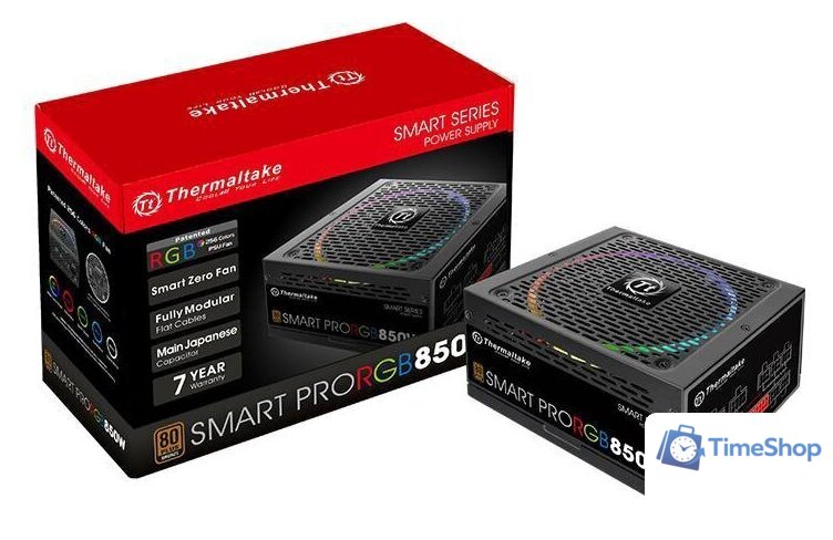 Блок питания Thermaltake Smart Pro RGB 850W Bronze [SPR-0850F-R] - Изображение №6 — Интернет-магазин Time-Shop