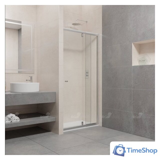 Душевая дверь RGW PA-02 41080207-51 70 (хром/шиншилла стекло) - Изображение №1 — Интернет-магазин Time-Shop
