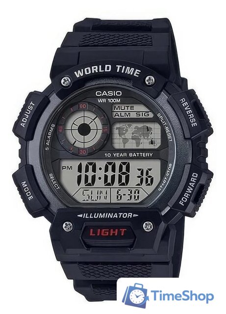 Наручные часы Casio AE-1400WH-1A - Изображение №1 — Интернет-магазин Time-Shop