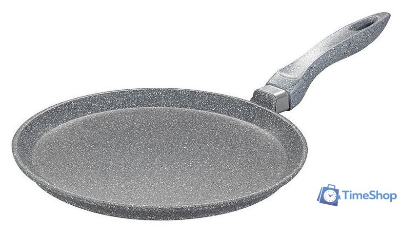 Блинная сковорода Elan Gallery Гармония вкуса 120570 (серый мрамор) - Изображение №1 — Интернет-магазин Time-Shop
