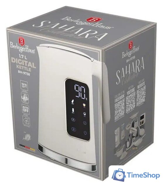 Электрический чайник Berlinger Haus BH9738 Sahara - Изображение №3 — Интернет-магазин Time-Shop
