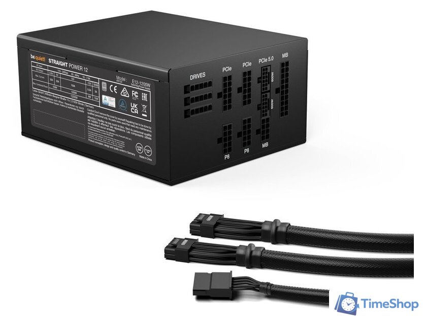 Блок питания be quiet! Straight Power 12 1200W BN339 - Изображение №2 — Интернет-магазин Time-Shop