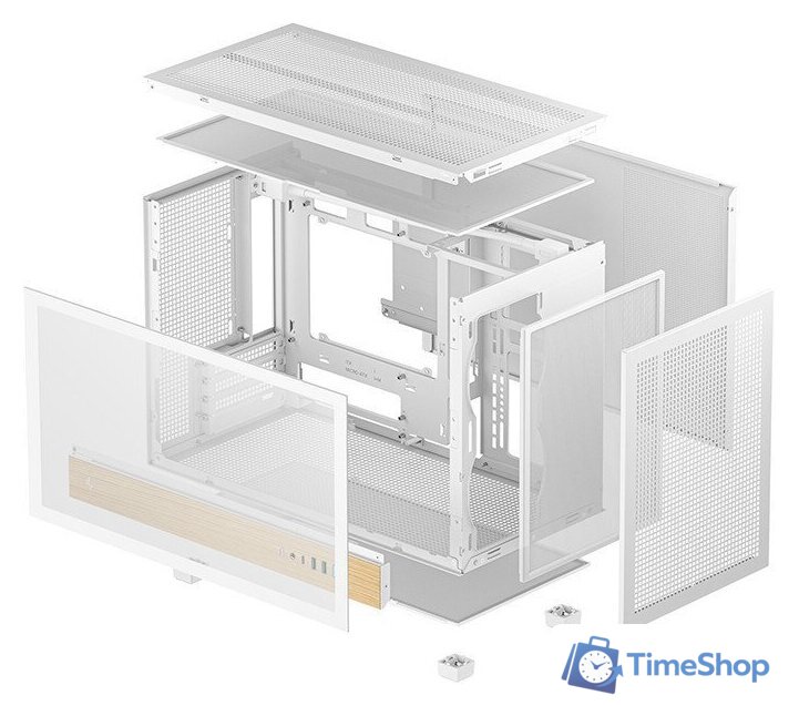 Корпус DeepCool CH260 Wood WH R-CH260-WHNWM0-G-1 - Изображение №10 — Интернет-магазин Time-Shop
