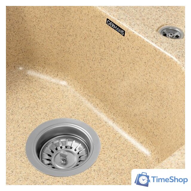 Кухонная мойка Gerhans E08 (песочный) - Изображение №4 — Интернет-магазин Time-Shop