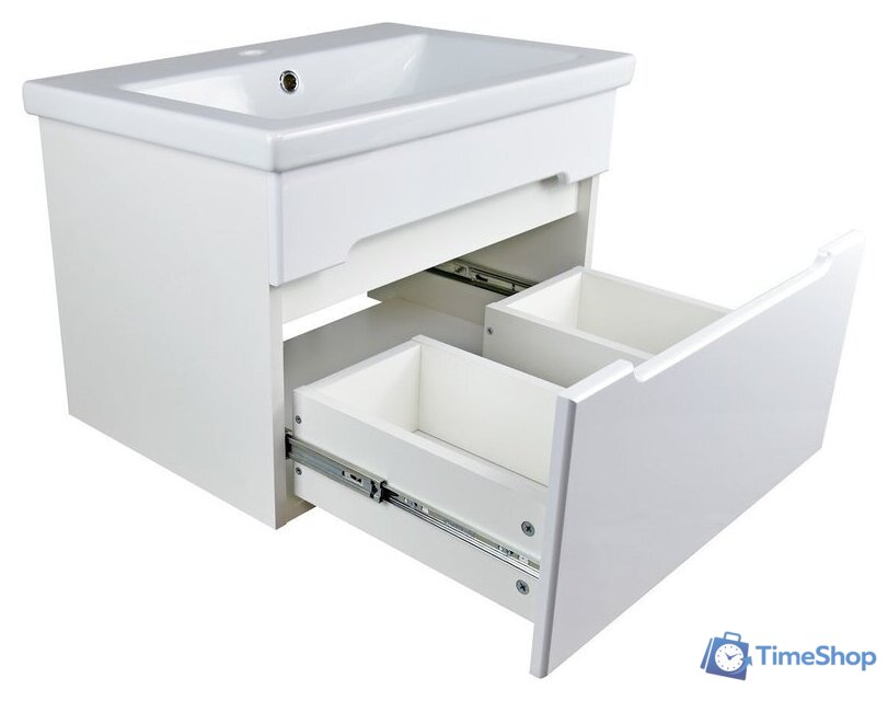  Doratiz Тумба Магнолия 60 под умывальник Como 60 (белый) - Изображение №3 — Интернет-магазин Time-Shop