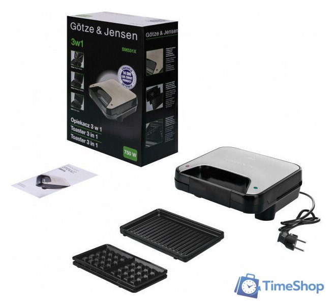 Многофункциональная сэндвичница Goetze & Jensen SM531X - Изображение №9 — Интернет-магазин Time-Shop