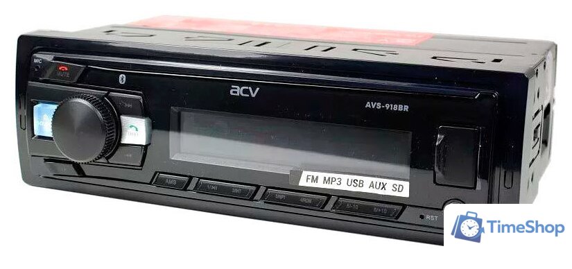 USB-магнитола ACV AVS-918BR - Изображение №1 — Интернет-магазин Time-Shop