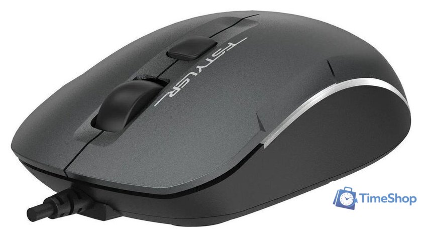 Мышь A4Tech Fstyler FM26S (серый) - Изображение №2 — Интернет-магазин Time-Shop