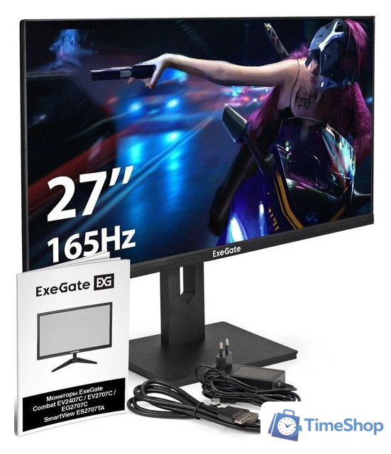 Игровой монитор ExeGate Combat EG2707C EX296975RUS - Изображение №6 — Интернет-магазин Time-Shop