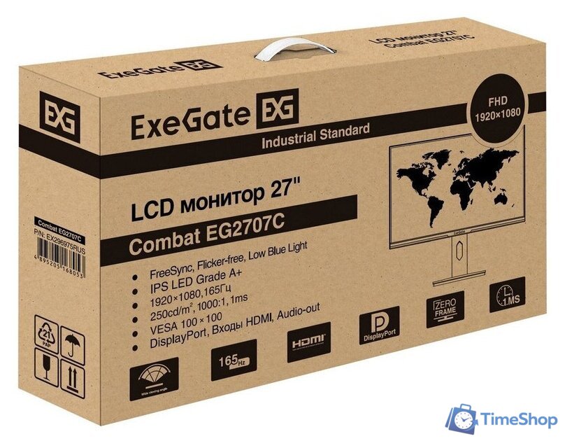 Игровой монитор ExeGate Combat EG2707C EX296975RUS - Изображение №10 — Интернет-магазин Time-Shop