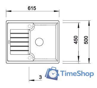 Кухонная мойка Blanco Zia 40 S (белый) [516922] - Изображение №2 — Интернет-магазин Time-Shop
