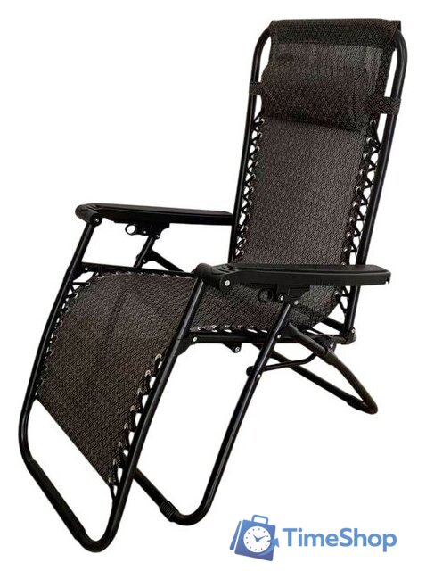 Шезлонг Sundays ZC-CC010-2 (темно-коричневый) - Изображение №1 — Интернет-магазин Time-Shop