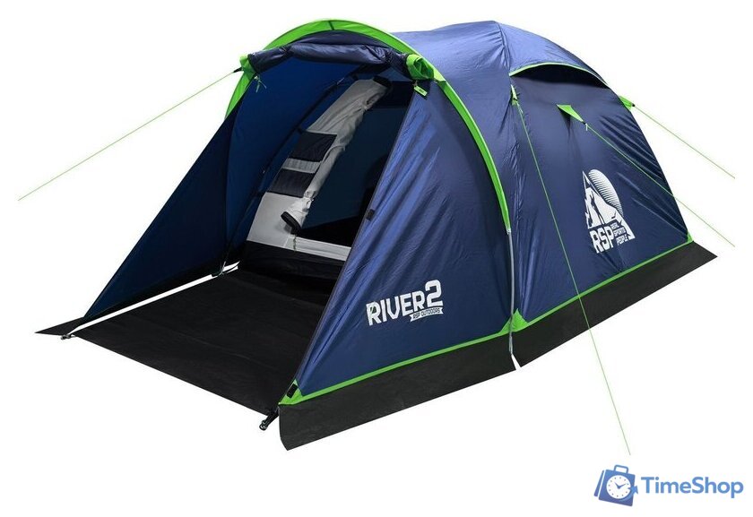 Треккинговая палатка RSP Outdoors River 2 (синий) - Изображение №5 — Интернет-магазин Time-Shop