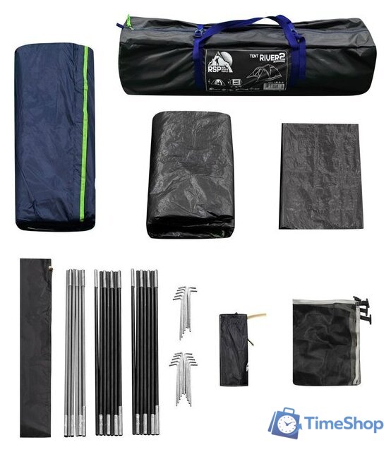 Треккинговая палатка RSP Outdoors River 2 (синий) - Изображение №24 — Интернет-магазин Time-Shop