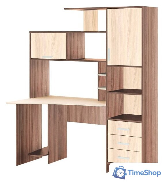 Стол Стендмебель №6 (ясень шимо светлый/ясень шимо темный) - Изображение №1 — Интернет-магазин Time-Shop