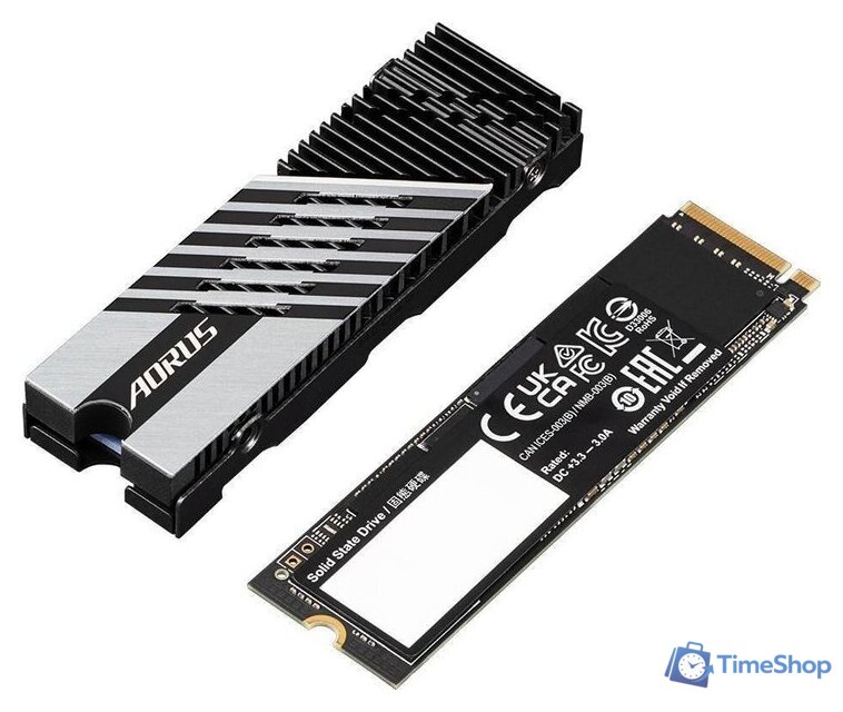 SSD Gigabyte Aorus Gen4 7300 1TB AG4731TB - Изображение №3 — Интернет-магазин Time-Shop