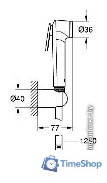 Гигиенический душ Grohe Tempesta-F Trigger Spray 30 26356IL0 - Изображение №2 — Интернет-магазин Time-Shop
