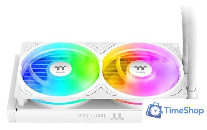 Система жидкостного охлаждения для процессора Thermaltake TH240 V3 ARGB Sync Snow Edition CL-W467-PL12SW-A - Изображение №4 — Интернет-магазин Time-Shop
