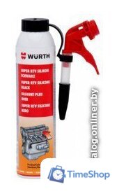  Wurth Силикон Super RTV 200мл 08933311 (черный) - Изображение №1 — Интернет-магазин Time-Shop