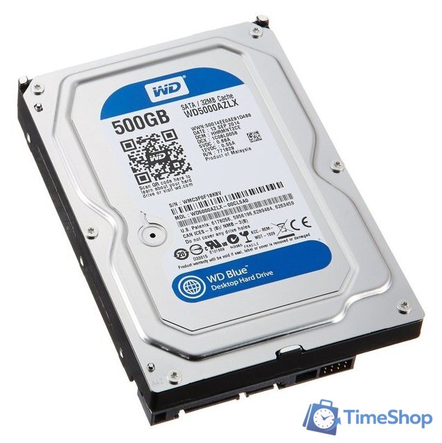 Жесткий диск WD Blue 500GB [WD5000AZLX] - Изображение №2 — Интернет-магазин Time-Shop