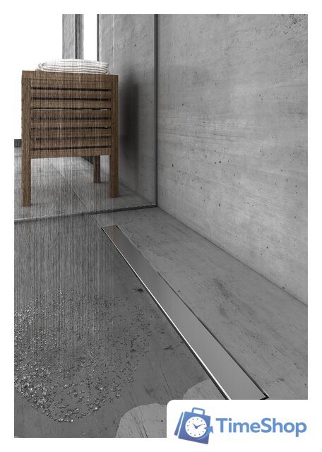 Трап/канал Berges Wasserhaus С1 Norma 300 (матовый хром) - Изображение №2 — Интернет-магазин Time-Shop