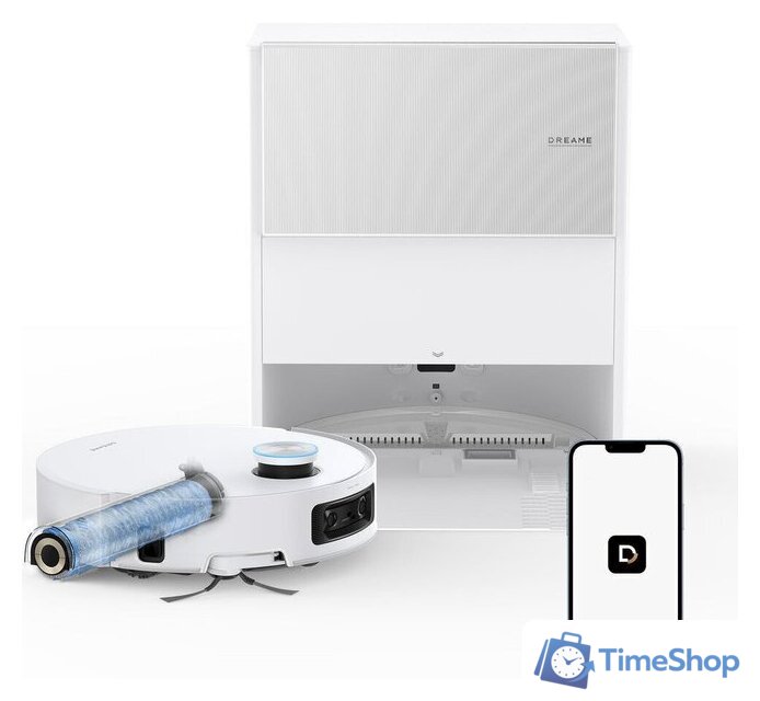 Робот-пылесос Dreame Aqua10 Roller (евровилка, белый) - Изображение №1 — Интернет-магазин Time-Shop