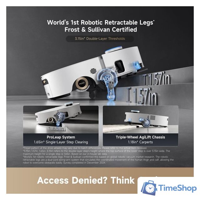 Робот-пылесос Dreame Aqua10 Roller (евровилка, белый) - Изображение №9 — Интернет-магазин Time-Shop