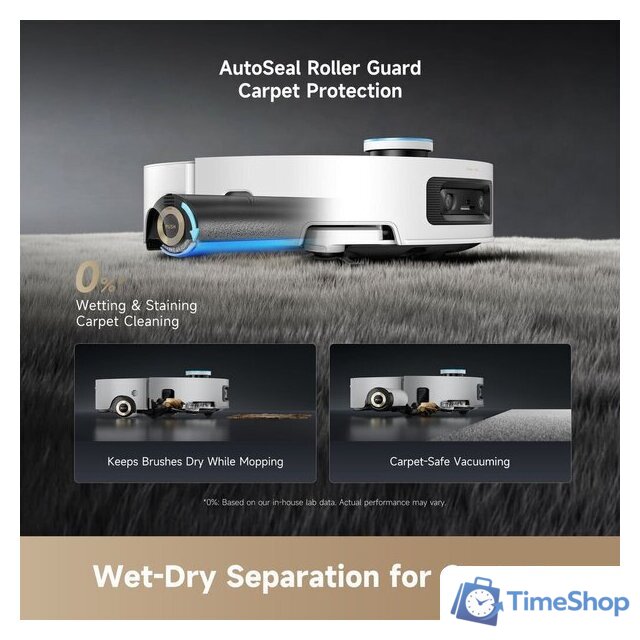 Робот-пылесос Dreame Aqua10 Roller (евровилка, белый) - Изображение №7 — Интернет-магазин Time-Shop