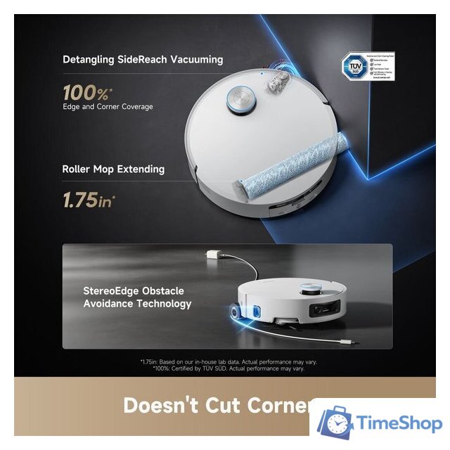 Робот-пылесос Dreame Aqua10 Roller (евровилка, белый) - Изображение №5 — Интернет-магазин Time-Shop