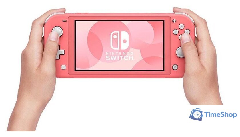 Игровая приставка Nintendo Switch Lite (розовый + Animal Crossing: New Horizons) - Изображение №4 — Интернет-магазин Time-Shop
