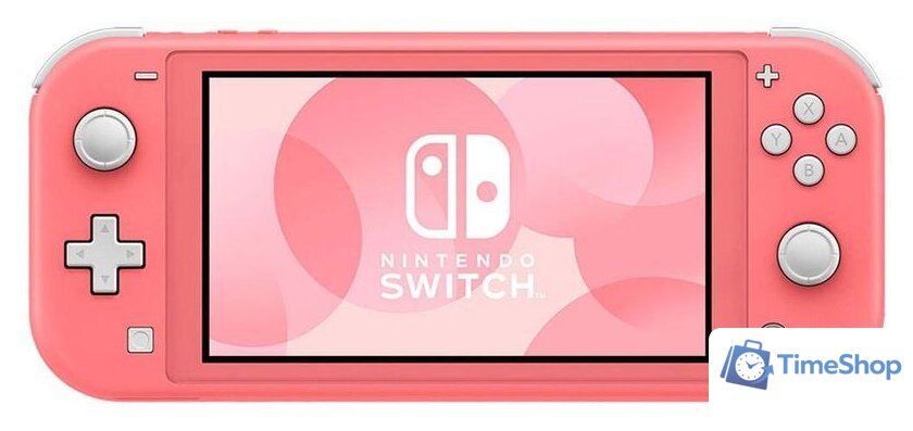 Игровая приставка Nintendo Switch Lite (розовый + Animal Crossing: New Horizons) - Изображение №2 — Интернет-магазин Time-Shop