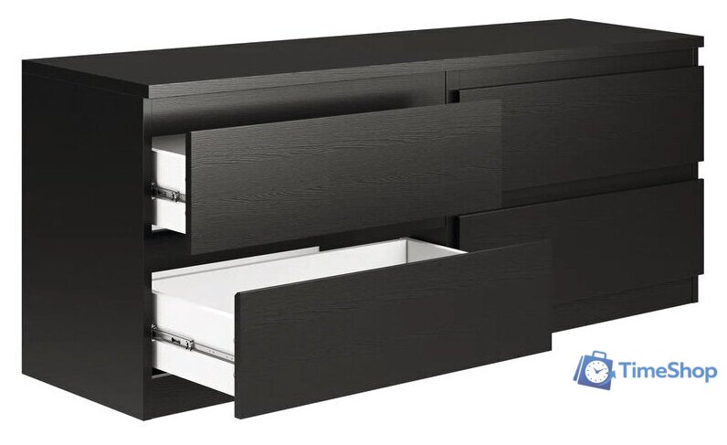 Тумба Mio Tesoro Кастор 4 ящика 2.03.03.100.5 (дуб венге) - Изображение №2 — Интернет-магазин Time-Shop