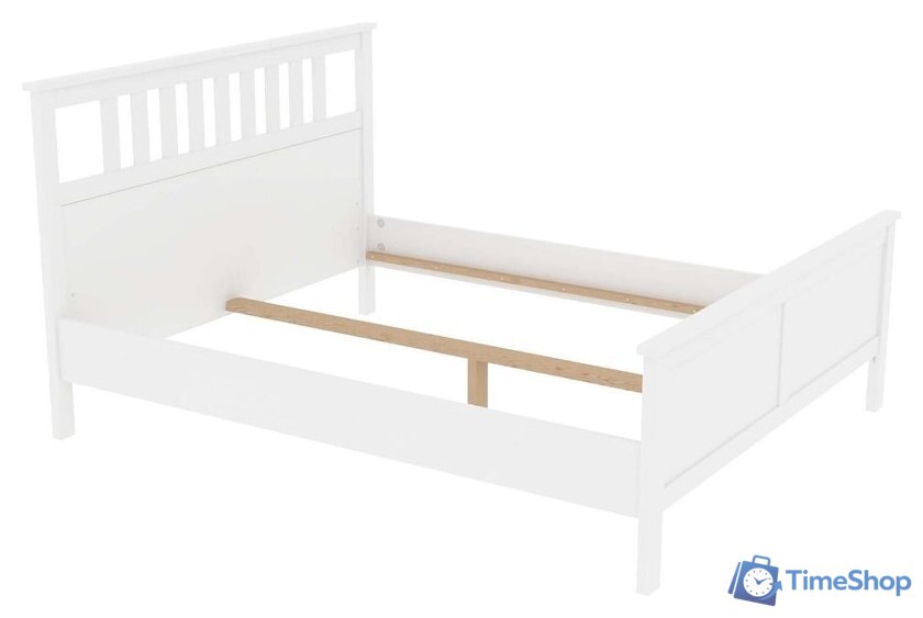 Кровать ММЦ Кантри 180x200 (белый лак) - Изображение №2 — Интернет-магазин Time-Shop