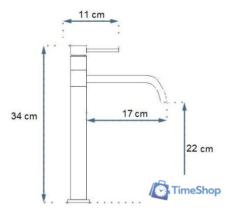 Смеситель Rea Lungo Slim B4420 - Изображение №5 — Интернет-магазин Time-Shop